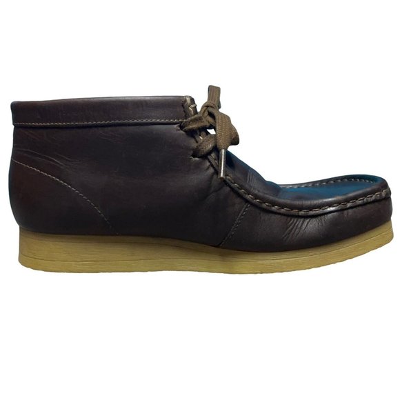 Collection by Clarks Wallabee Brown Oiled Leather Chukka Desert Shoes Mens 8.5 M main image 4
